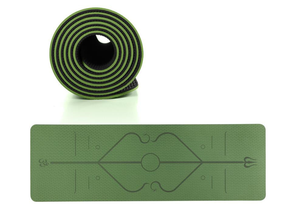 TPE Yoga Mat Non Slip Carpet Environmental Fitness