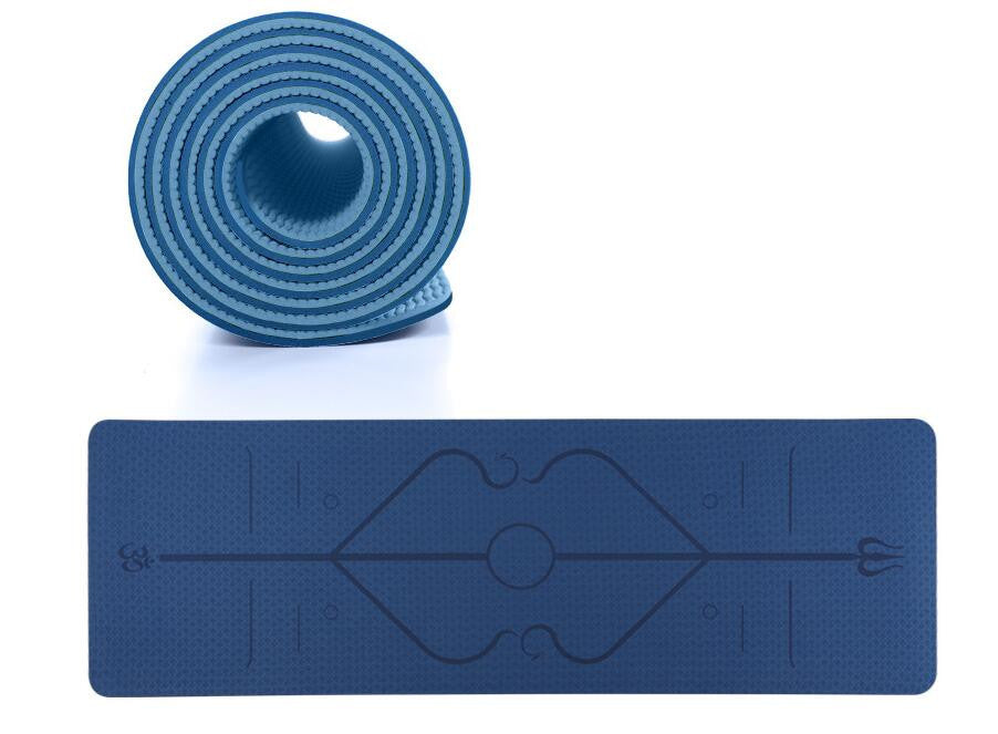 TPE Yoga Mat Non Slip Carpet Environmental Fitness