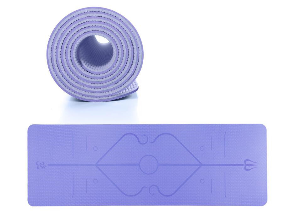 TPE Yoga Mat Non Slip Carpet Environmental Fitness