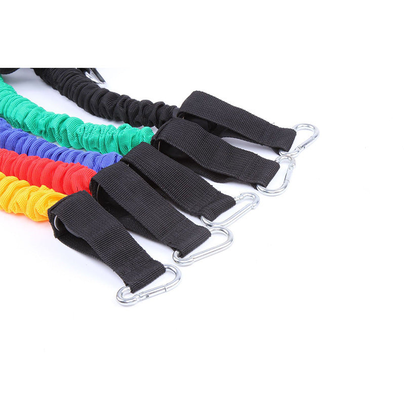 Pull rope set tpe100 pounds multifunctional elastic rope