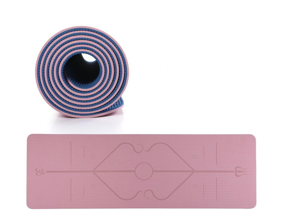 TPE Yoga Mat Non Slip Carpet Environmental Fitness