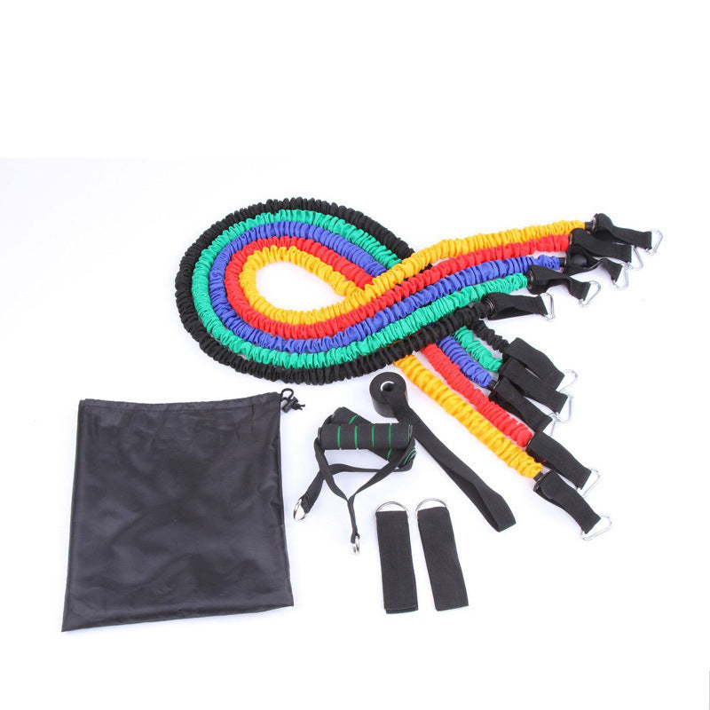 Pull rope set tpe100 pounds multifunctional elastic rope