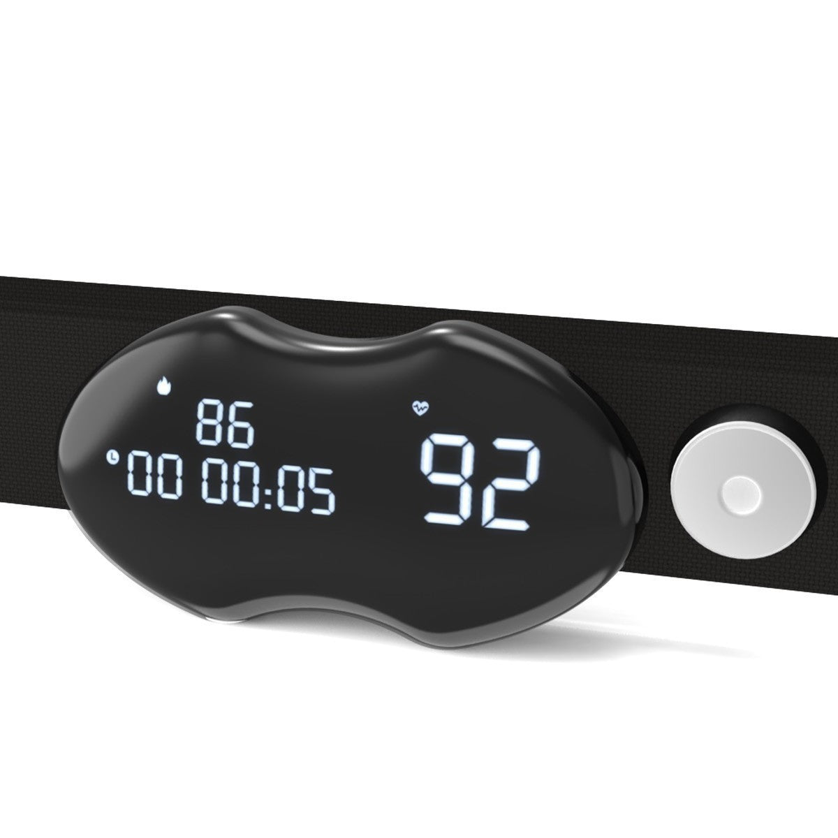 Heart Rate Monitoring Chest Strap With Display Screen