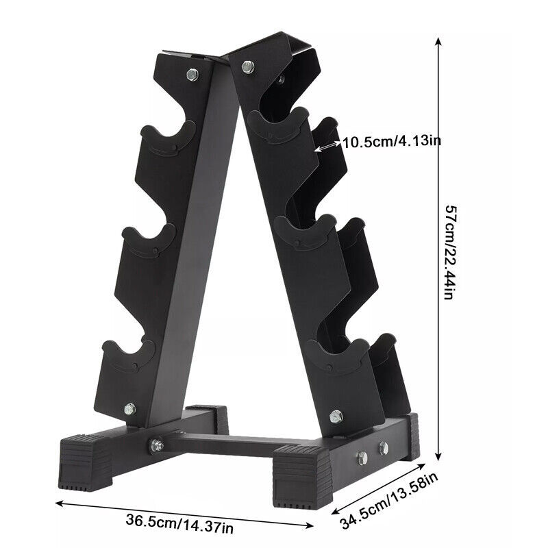 3Tier Dumbbell Weight Rack Storage Stand