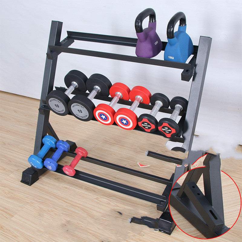 Three-layer Dumbbell Weight Rack