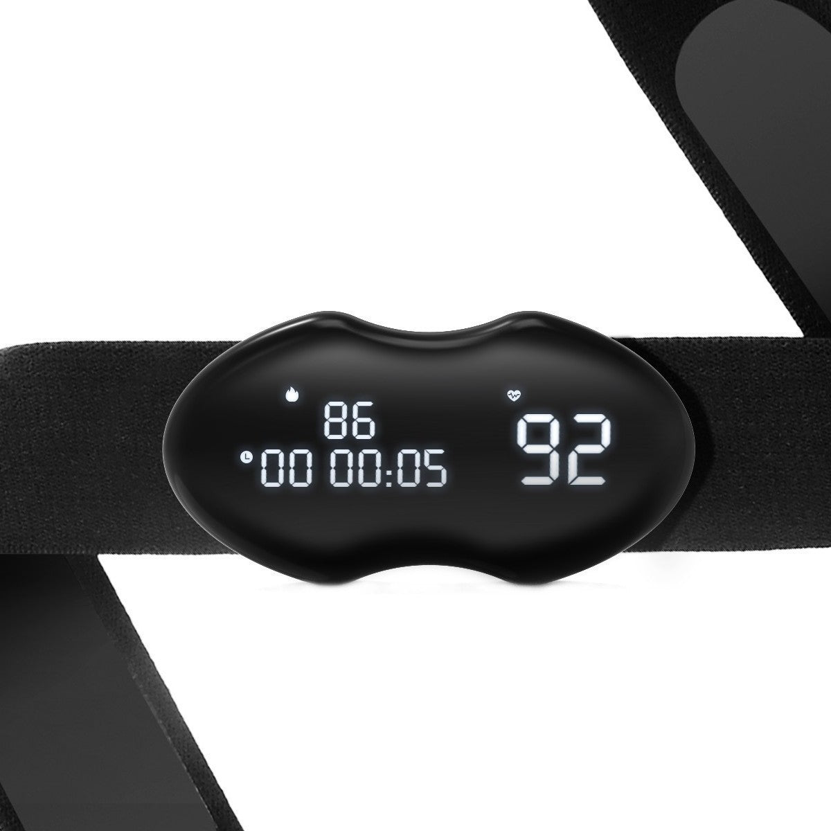 Heart Rate Monitoring Chest Strap With Display Screen