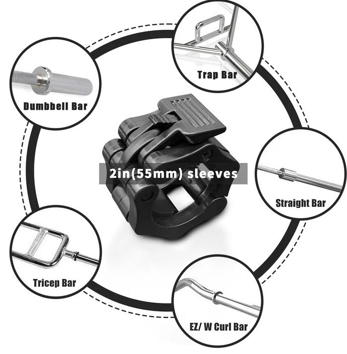 Weight Lifting Barbell Buckle Plate Frame